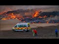 FAST LAVA IS FLOODING THE NÁTTHAGI VALLEY - Iceland Volcano Eruption - June 6, 2021