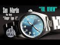 San Martin SN030-G-V2 Flieger Type A  Pilot Watch Review Blue Dial - Art of the Dial