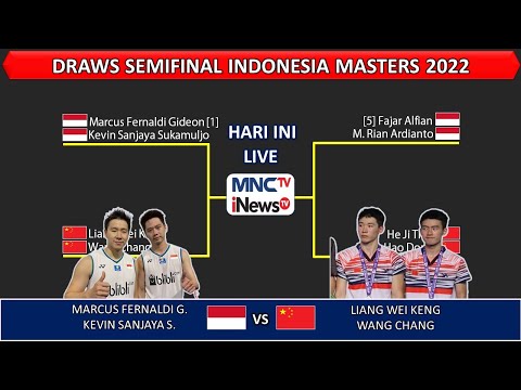 Draw Semifinal Indonesia Masters 2022 Hari ini ~ Ginting vs Axelsen ~ Live INEWS TV