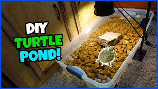 Cheap DIY Turtle Pond Setup!