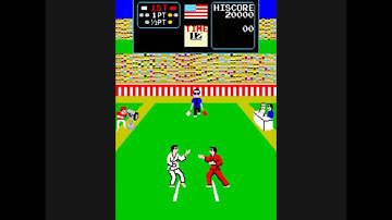 Karate Champ / arcade attract mode auto demo / 1984