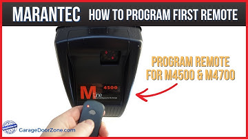 Marantec Opener Afstandsbediening Programmeren - Hoe de eerste afstandsbediening te programmeren ...
