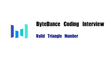 ByteDance Coding Interview Question | Leetcode 611 | Valid Triangle Number