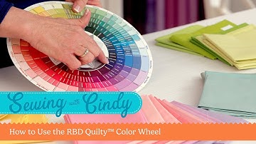 Color Theory choosing fabrics using the Quilty™ Color Wheel