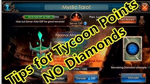 Legacy Of Discord- New Tips for Tycoon Point earning without diamonds