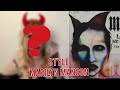 Макияж на Хеллоуин. Marilyn Manson style