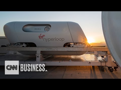 Watch people travel in Virgin Hyperloop for the first time