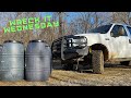 Ford F-350 vs 55 Gallon Barrels Of Water 💦 (Wreck It Wednesday)