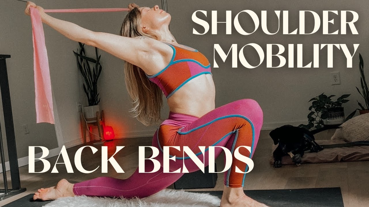 45-минутная йога для прогибов назад: подвижность плечевых и тазобедренных суставов для более глуб...