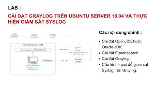 Cài đặt Graylog Server trên Ubuntu Server 18.04 và thực hiện giám sát Syslog UDP | không âm thanh