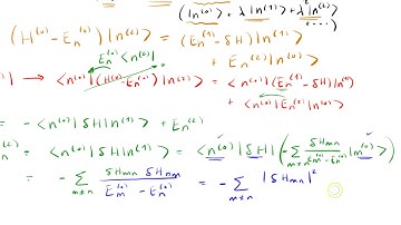 Second Order Corrections