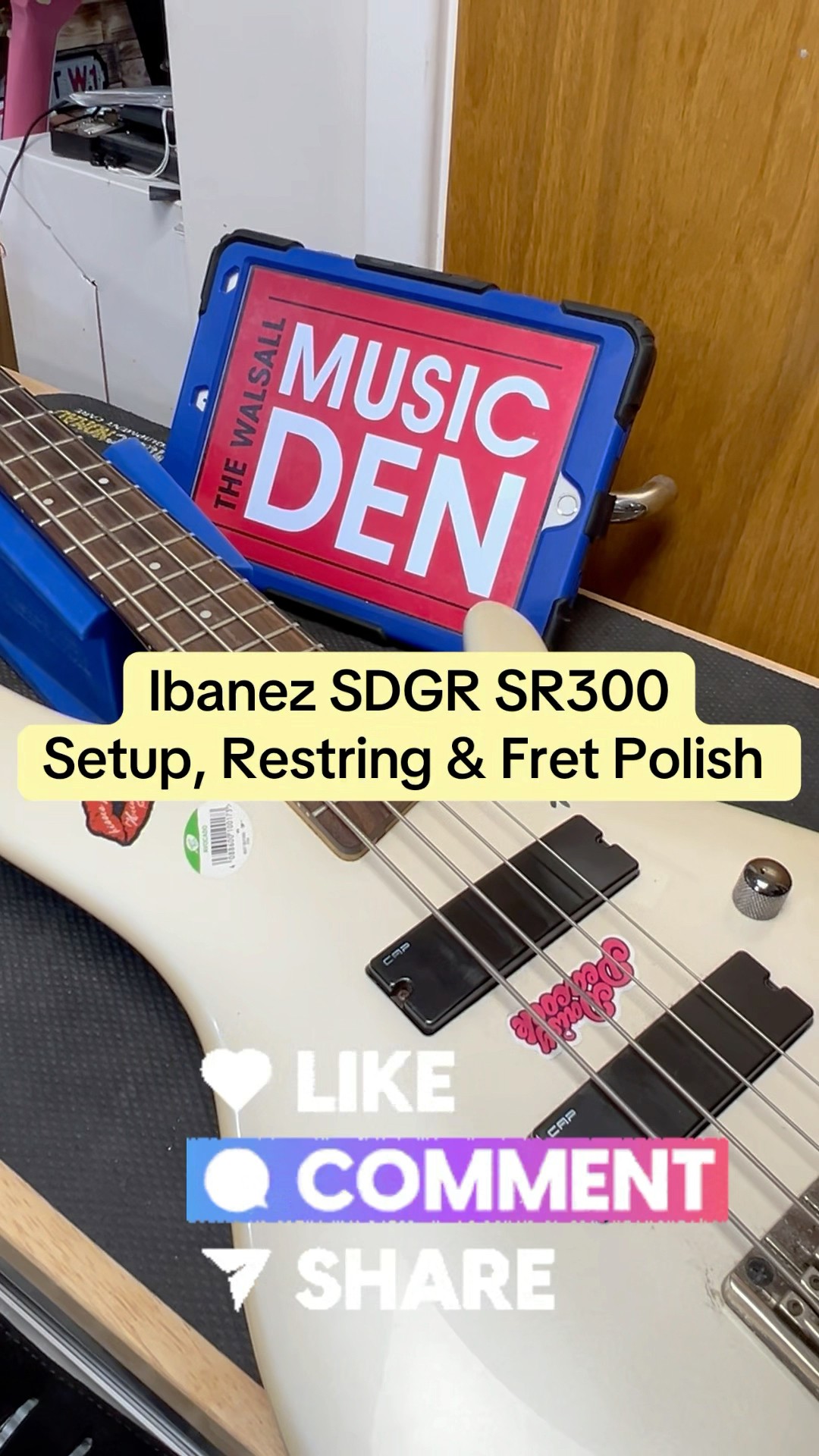 Ibanez SR300 SDGR アクティブ ベース ケース付 要メンテ Ibanez