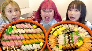 【大食い】寿司100貫食べきるまで終われませんしてたら衝撃の事実発覚したwww
