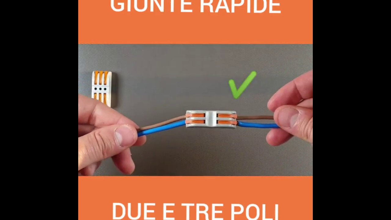 542-23 - Connettore rapido serrafilo - tre poli passanti - 6 morsetti -  Alpha Elettronica