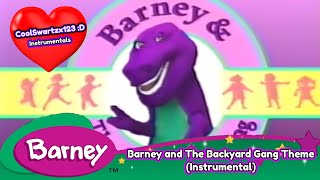 Barney Barney And The Backyard Gang Theme Song Instrumental