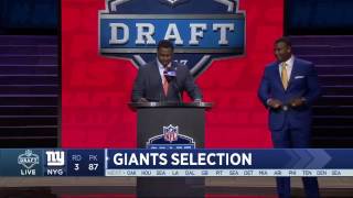 Giants Select QB Davis Webb No. 87