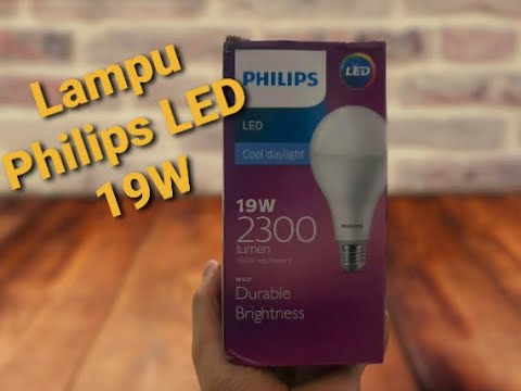 UNBOXING new lamp bulb LED philips my care 8 watt paket beli 3 gratis 1. 