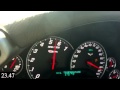 Heads and Cam C6 ZO6 Accelerates to 180mph - Speedometer View