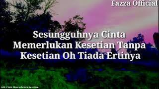 Stings - Cinta Memerlukan Kesetian ( Lirik )
