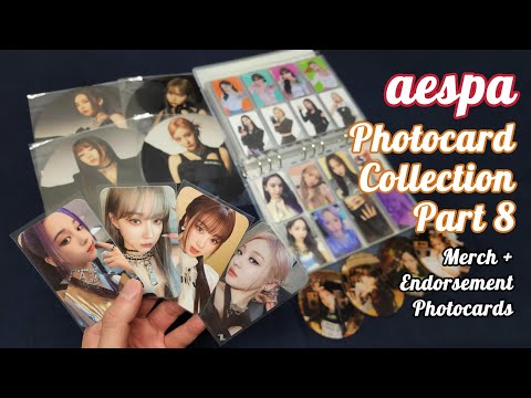 Aespa Ot4 Photocard Collection Part 8 - Girls Merch And Endorsement Photocards
