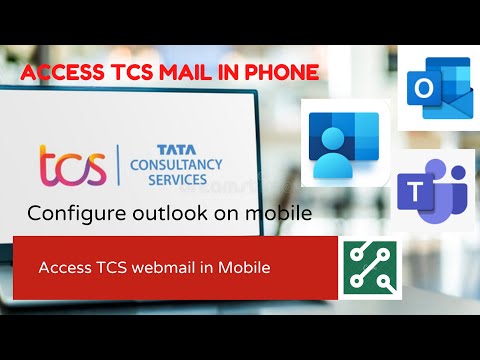 HOW TO ACCESS TCS MAIL IN MOBILE | CONFIGURE OUTLOOK ON MOBILE | ACCESS TCS MAILS ON MOBILE | INTUNE