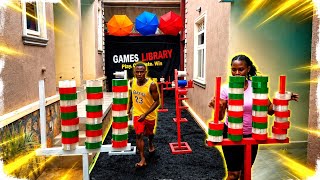 Who Can Stack The Rings The Fastest?