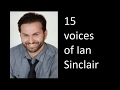 15 voices of ian sinclair