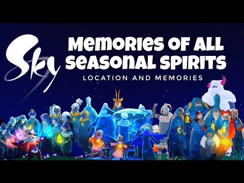 ALL Seasonal Spirit Locations and Memories | sky children of the light | Noob Mode