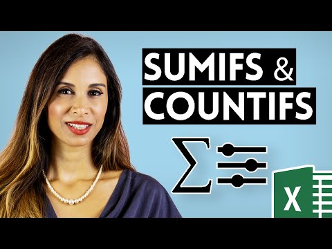 Excel SUMIFS (better version of SUMIF), COUNTIFS & AVERAGEIFS (Multiple Criteria)