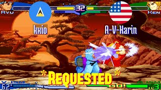 @sfa3: kxio (LC) vs A-V-Karin (US) [Street Fighter Alpha 3 Fightcade] Jul 1