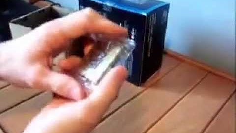 Unboxing : Intel Core I7 960 processor