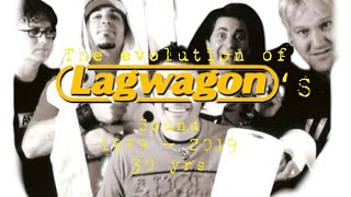 The evolution of Lagwagon’s sound (1989-2019)