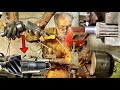 70-year-old man repairs pinion with thread process | Give your feedback on how it worked |