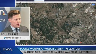 'Major crash' shuts down traffic on Lakeline Blvd. in Leander
