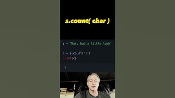 TWO ways to count the occurrences of a character in Python string 🐍 #shorts