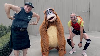 Meet and greet King Louie from The Jungle Book. In Disney’s Hollywood Studios