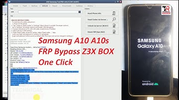 Samsung A10 FRP Bypass Z3X Box One Click｜Samsung a105f frp bypass｜samsung a10s frp z3x box｜z3x pro