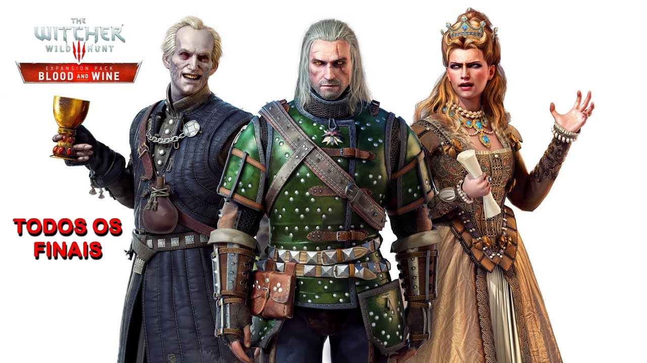 THE WITCHER 3: BLOOD AND WINE - TODOS OS FINAIS