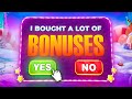 I bought A LOT of Sweet Bonanza Bonuses!