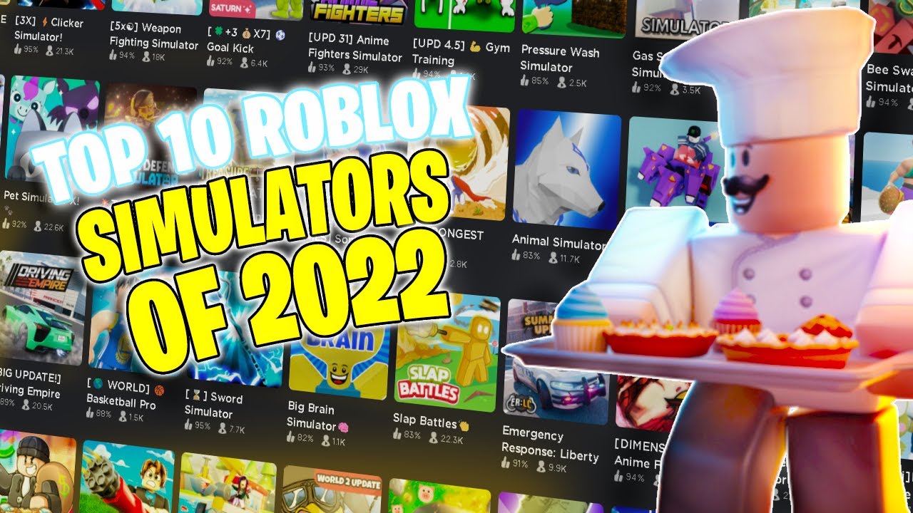 Top 10 Best Roblox Simulator Games 2022 YouTube 