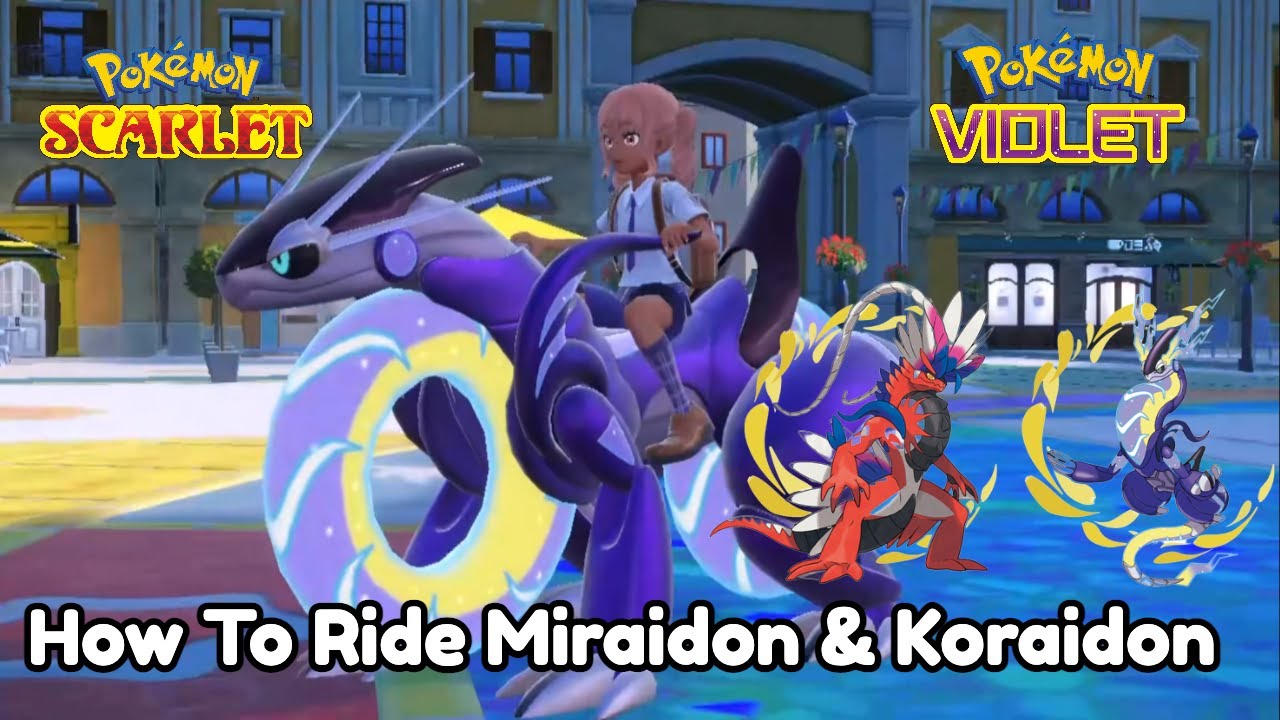 How do you ride koraidon