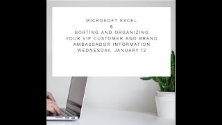 Plexus Worldwide - Excel Report Training