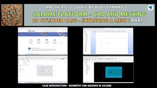 🍪 CFD cookie - Salome Platform - 2D Cylinder case - Extruding the mesh | Part 1