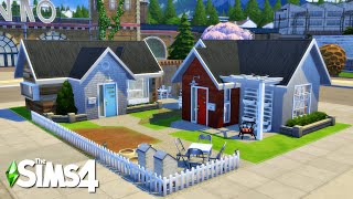 DOUBLE TINY HOUSES | The Sims 4: Speed Build (NO CC)