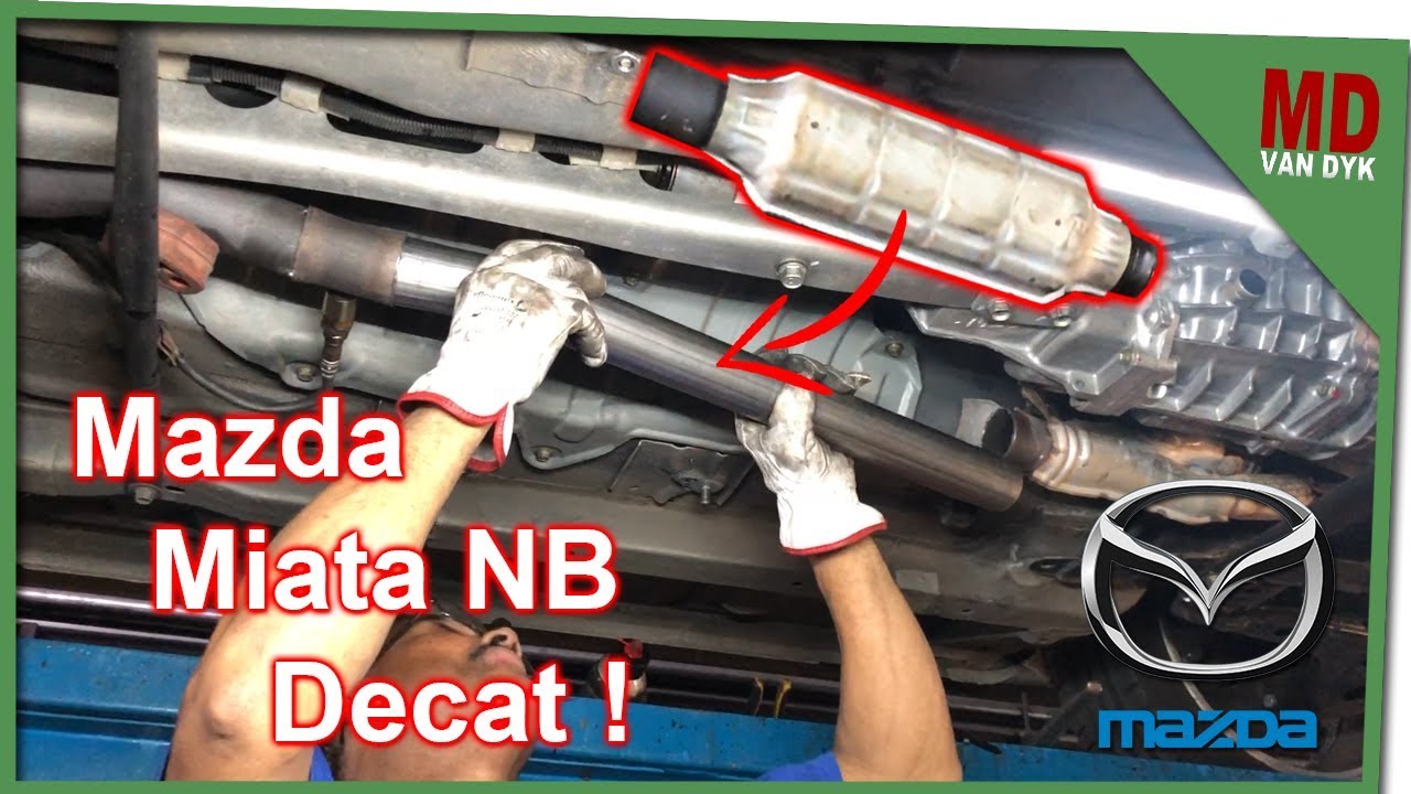 Mazda Miata (NB) MX5 - Exhaust Decat Video - YouTube