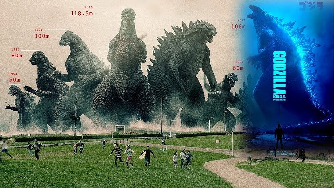 GODZILLA EARTH is HUGE!!  Godzilla Size Comparisons 