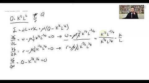 2.4.3 Cost Min Lagrangian Example - Intermediate Microeconomics