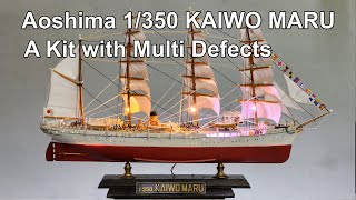Aoshima 1/350 Kaiwo Maru, A Kit with Multi Defects