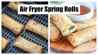 Air Fryer Frozen Spring Rolls