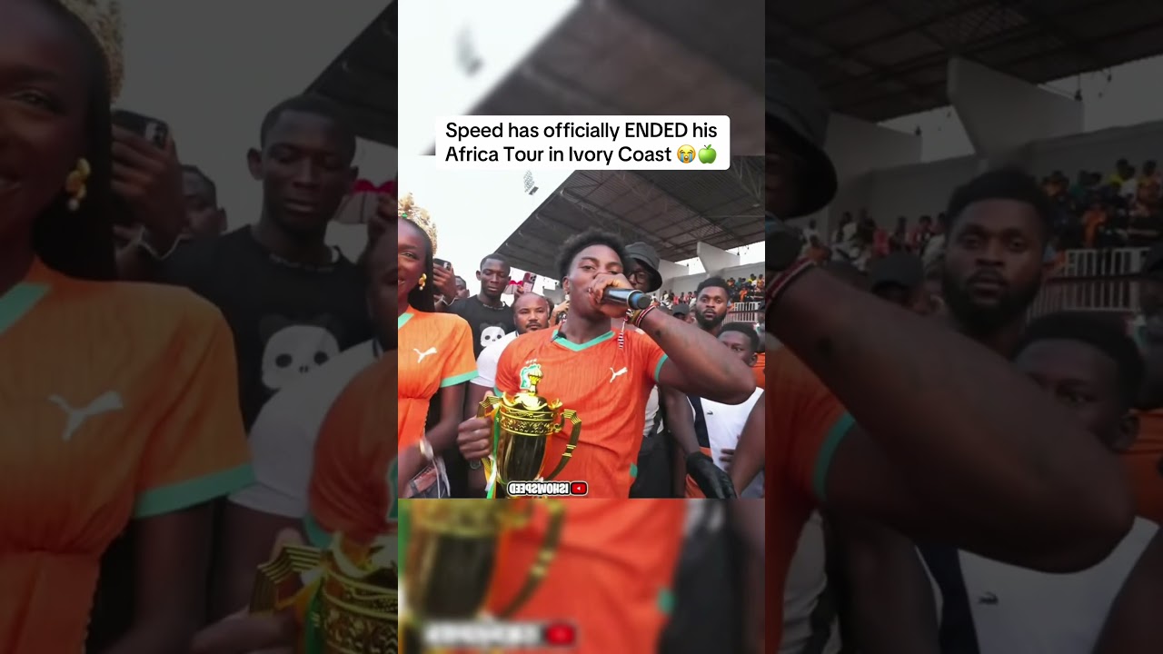 SPEED HAS OFFICIALLY ENDED HIS AFRICA TOUR IN IVORY COAST 😭🍏 | 